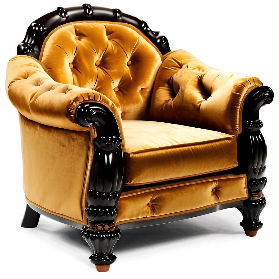 Luxurious King's Lounge Chair Png Lmn PNG Image