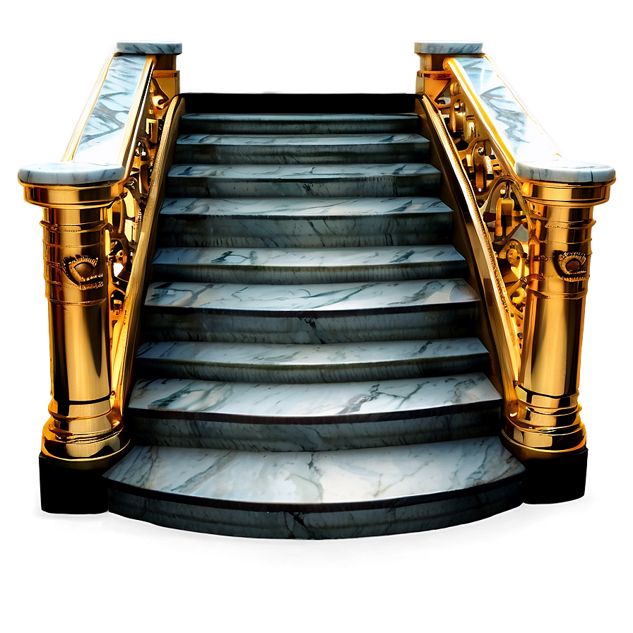 Luxurious Marble Stairs Png 05242024 PNG Image