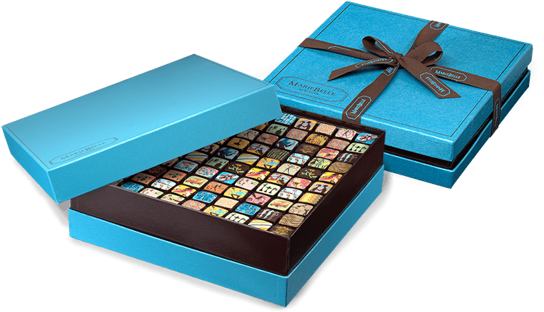 Luxury Assorted Chocolates Gift Box PNG Image