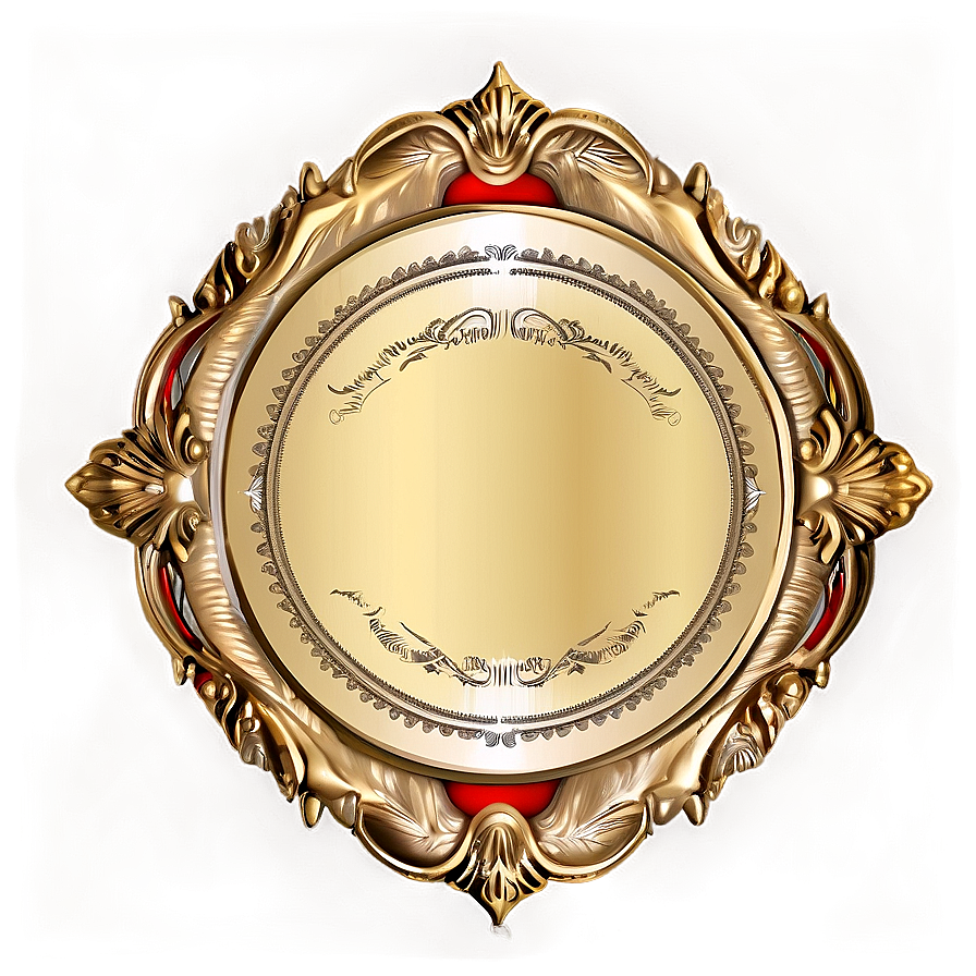 Luxury Certificate Frame Png Srd PNG Image