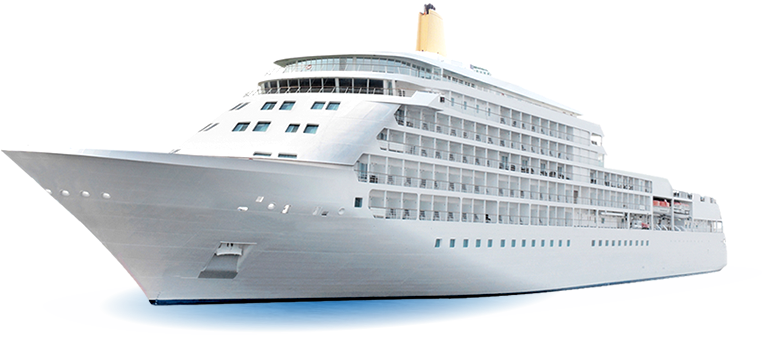 Luxury Cruise Liner Profile View PNG Image