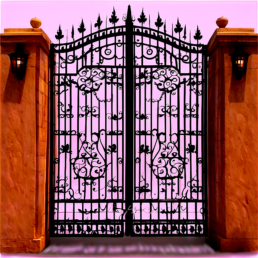 Luxury Estate Gate Png 05242024 PNG Image