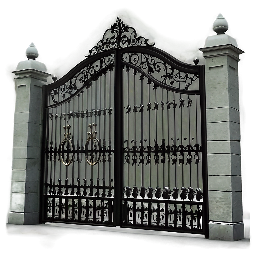 Luxury Estate Gate Png Yes61 PNG Image