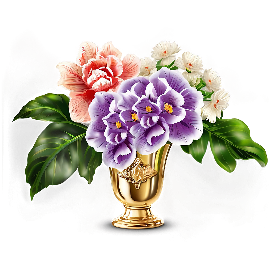 Luxury Flower Vase Png Mhc PNG Image