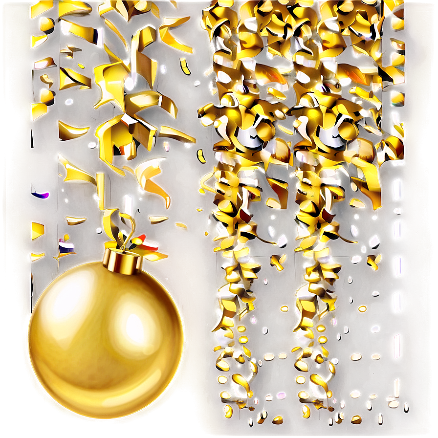 Luxury Gold Confetti Png 31 PNG Image