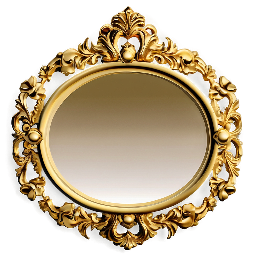 Luxury Gold Frame Png Awc PNG Image