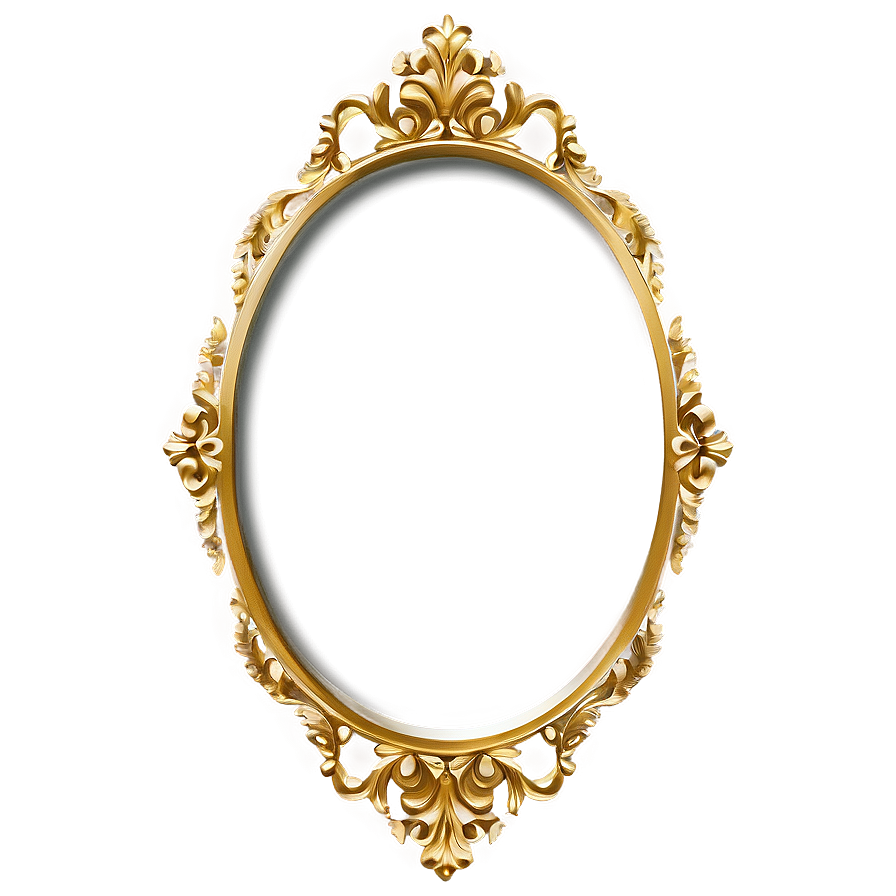 Luxury Gold Frame Png Ejf PNG Image