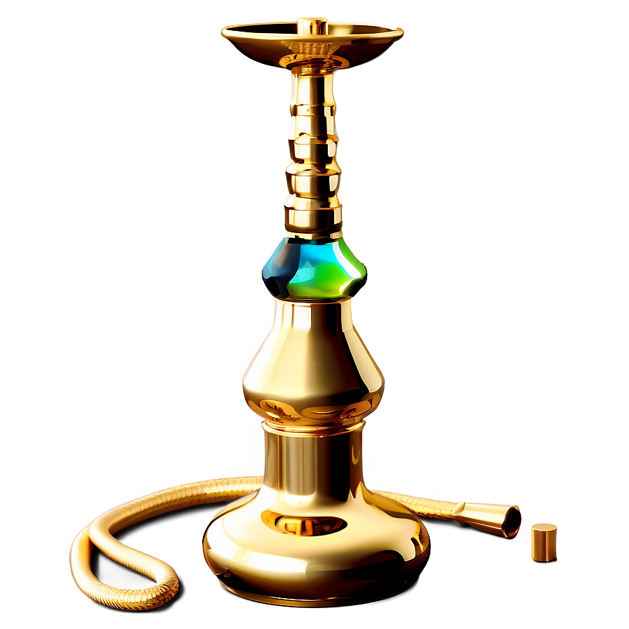 Luxury Gold Hookah Png Maf78 PNG Image