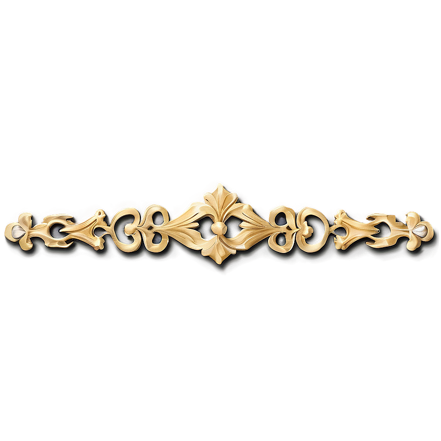 Luxury Gold Trim Border Png Gtt PNG Image