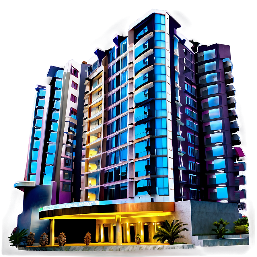 Luxury Hotel Building Png Fow14 PNG Image