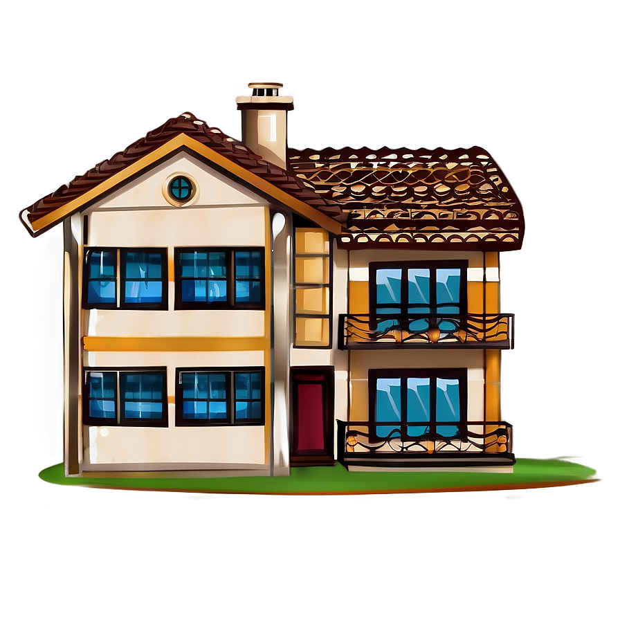 Luxury House Clipart Png Eai PNG Image