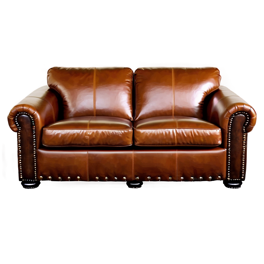 Luxury Leather Sofa Png Gcp23 PNG Image