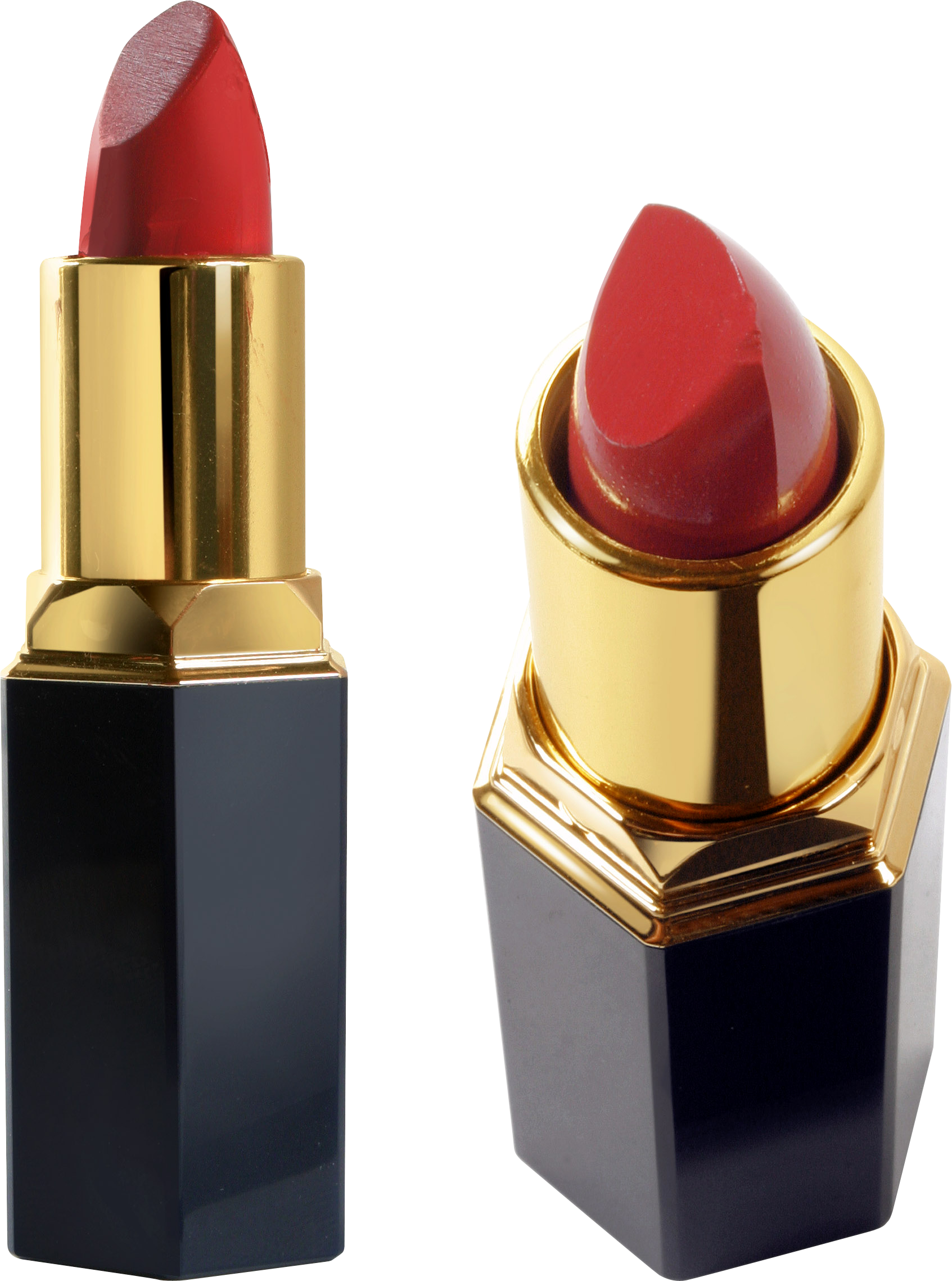 Luxury Lipsticks Isolated PNG Image