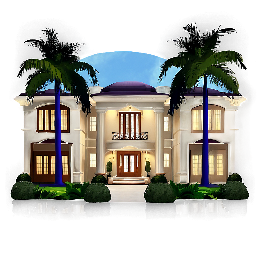 Luxury Mansion Exterior Png Ltf PNG Image