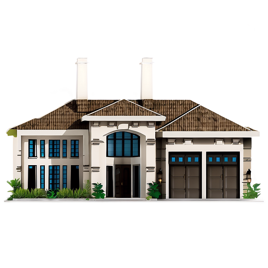 Luxury Mansion Exterior Png Rax PNG Image