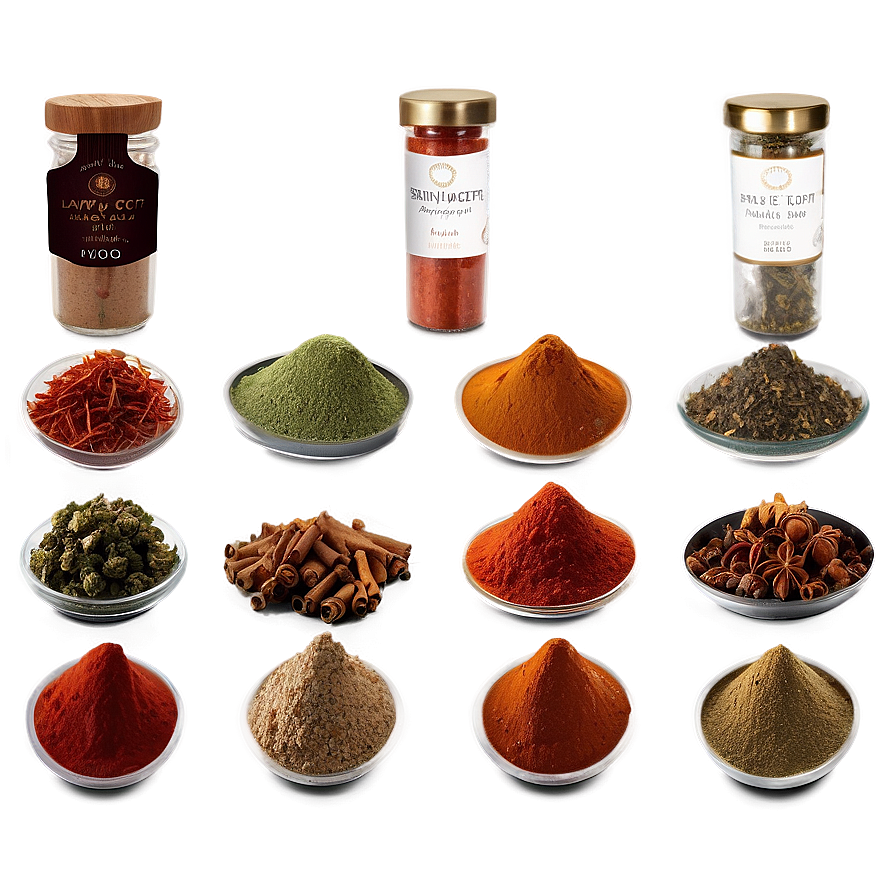 Luxury Spice Collection Png 91 PNG Image