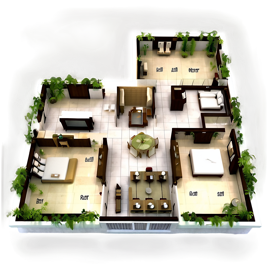 Luxury Villa Floor Plan Png Idg PNG Image