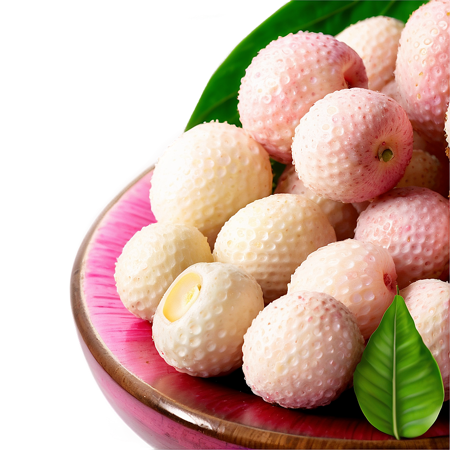 Lychee Fruit Platter Png Dcj26 PNG Image