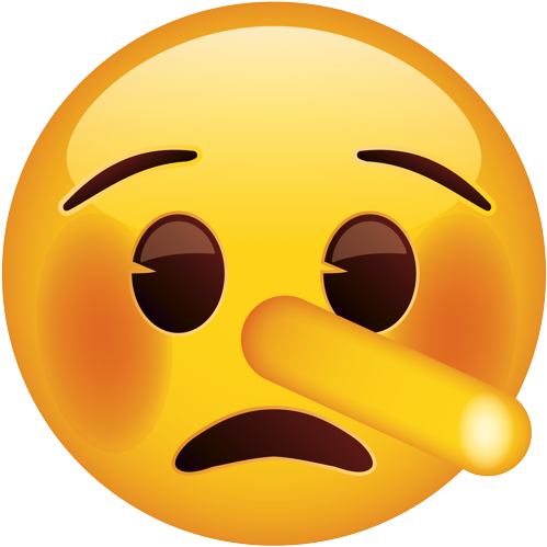 Lying Face Emoji Expression PNG Image