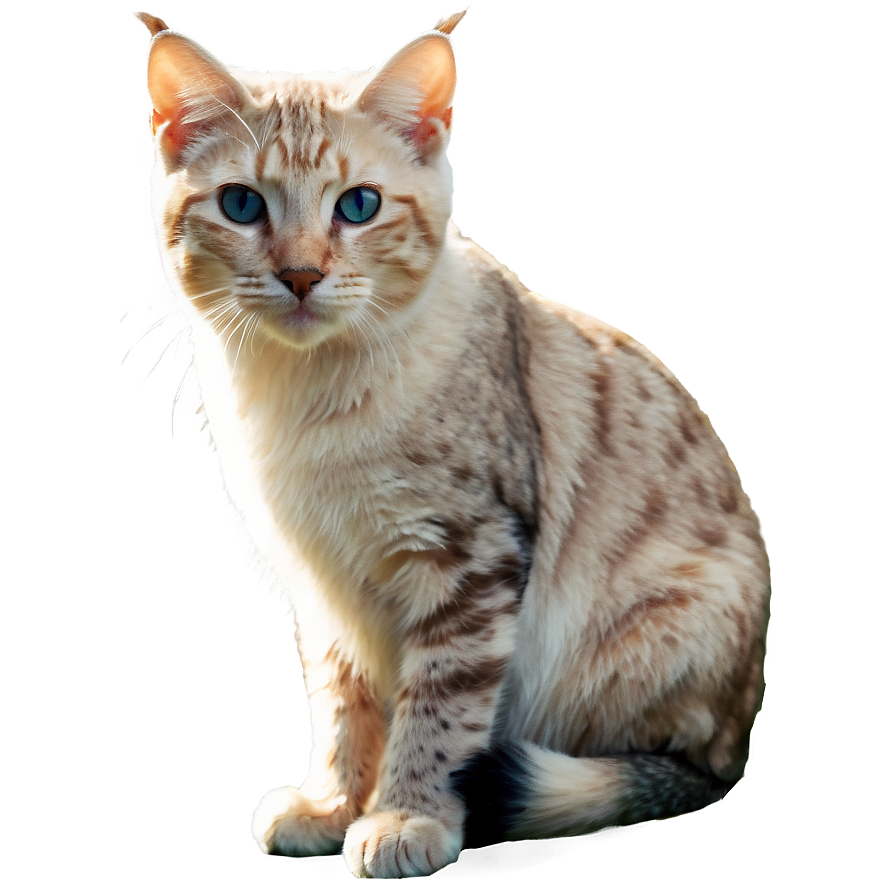 Lynx Point Cat Transparent 22 PNG Image