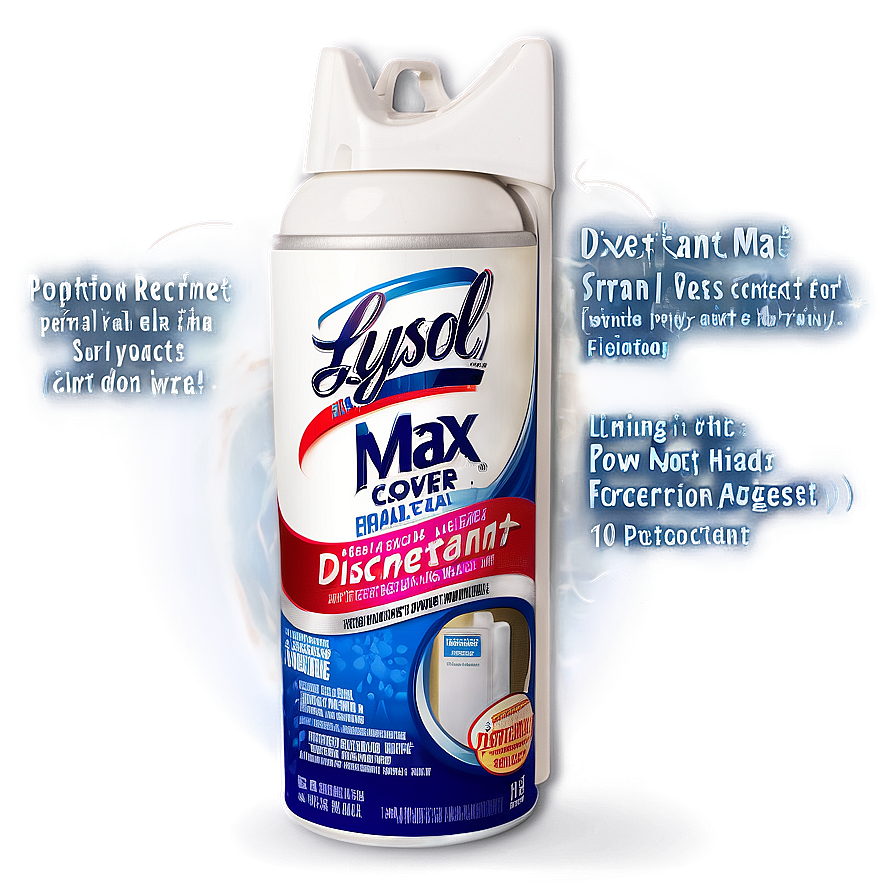 Lysol Max Cover Disinfectant Mist Png Pdk PNG Image