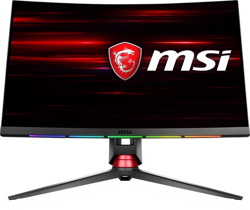 M S I Gaming Monitor Display PNG Image