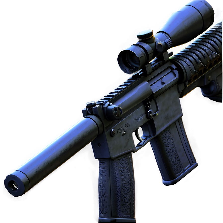 M16 Rifle Aim Png Wfh PNG Image