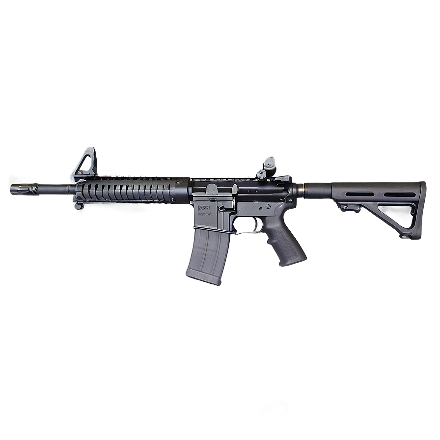 M16 Rifle In Action Png Wiv PNG Image