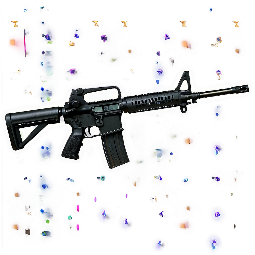 M16 Rifle On White Background Png 77 PNG Image