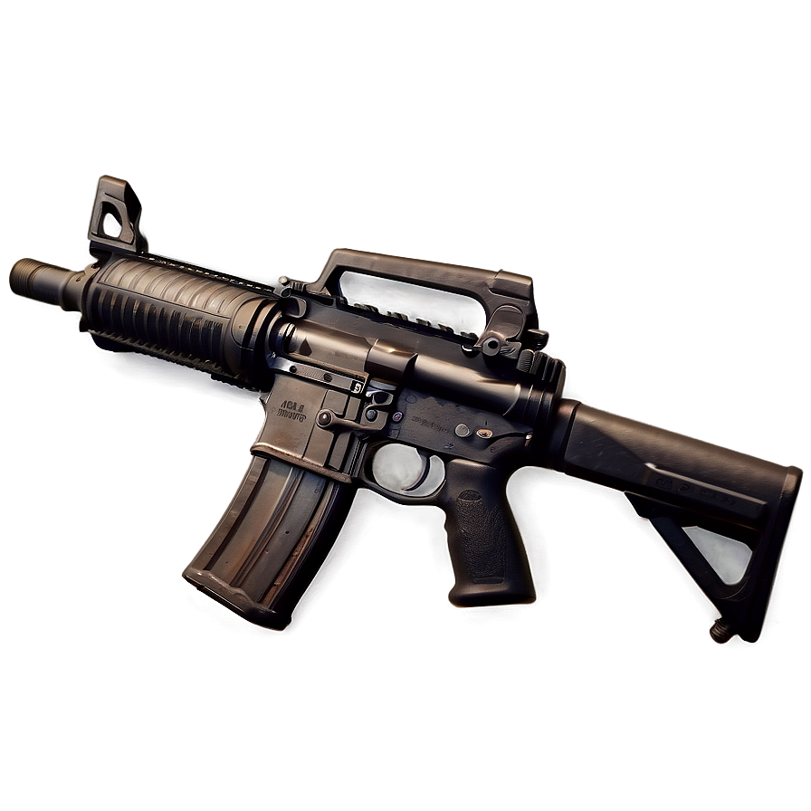 M16 Rifle With Bayonet Png Kcu10 PNG Image