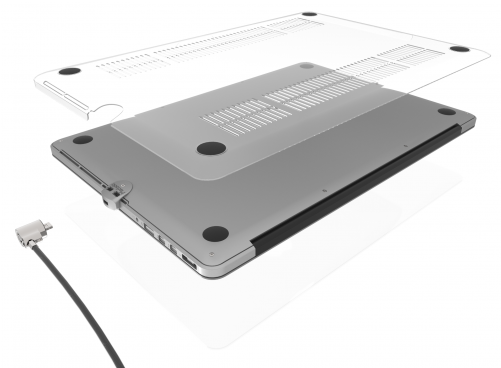 Mac Book Charging Exploded View PNG Image