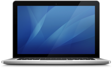 Mac Book Pro Front View PNG Image