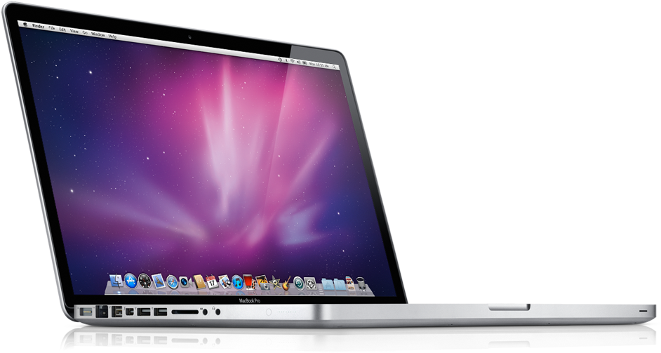 Mac Book Pro Side View PNG Image