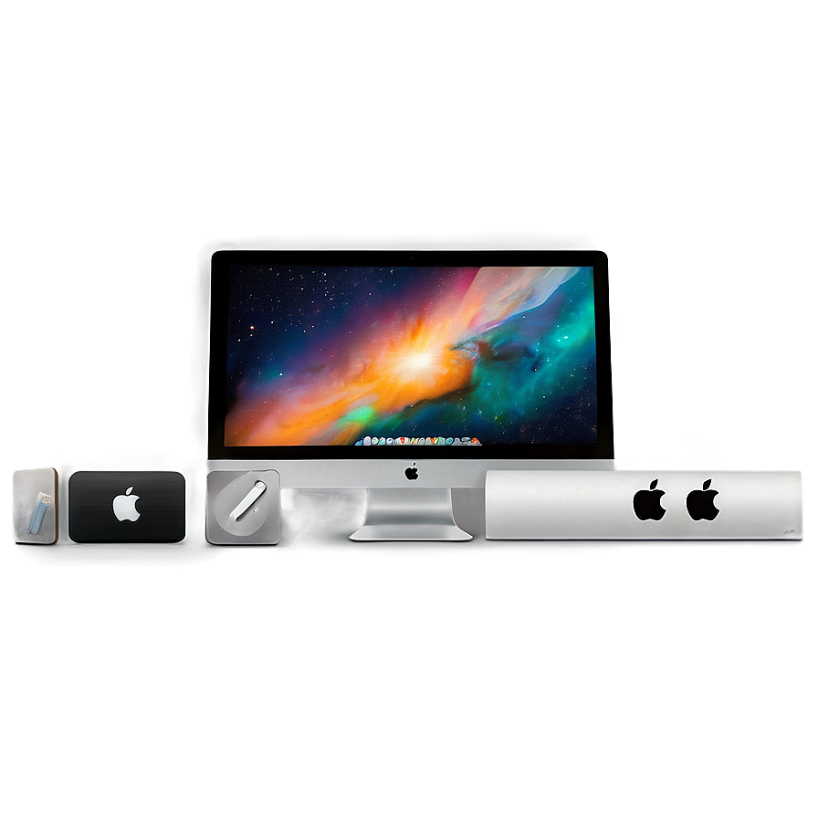 Mac Desktop With Dock Png Bji PNG Image