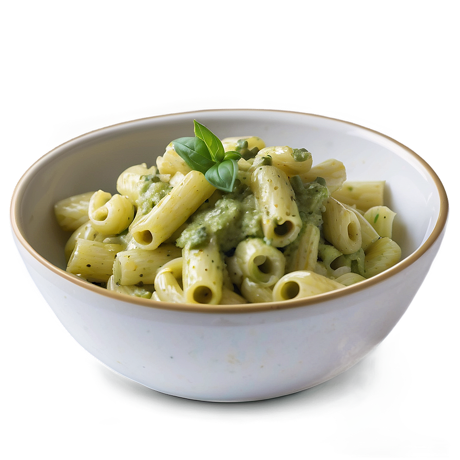 Macaroni With Pesto Sauce Png Xie PNG Image