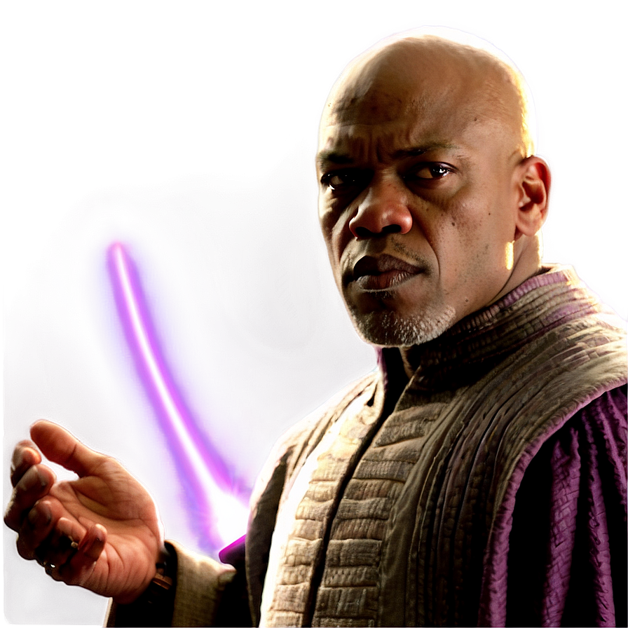 Mace Windu Force Power Png Ays35 PNG Image