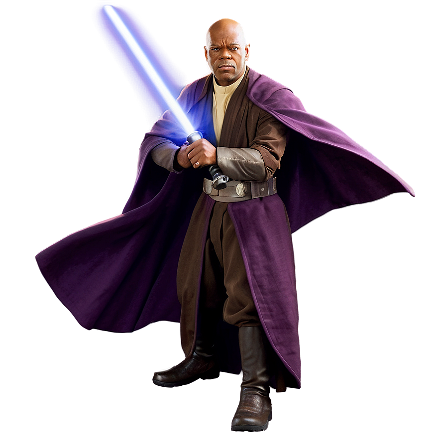 Mace Windu Galactic Hero Png Qsq10 PNG Image