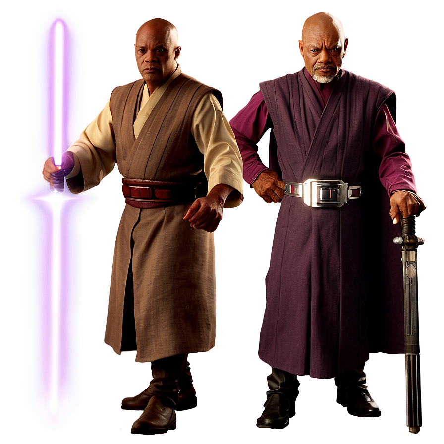 Mace Windu Jedi Council Png 10 PNG Image