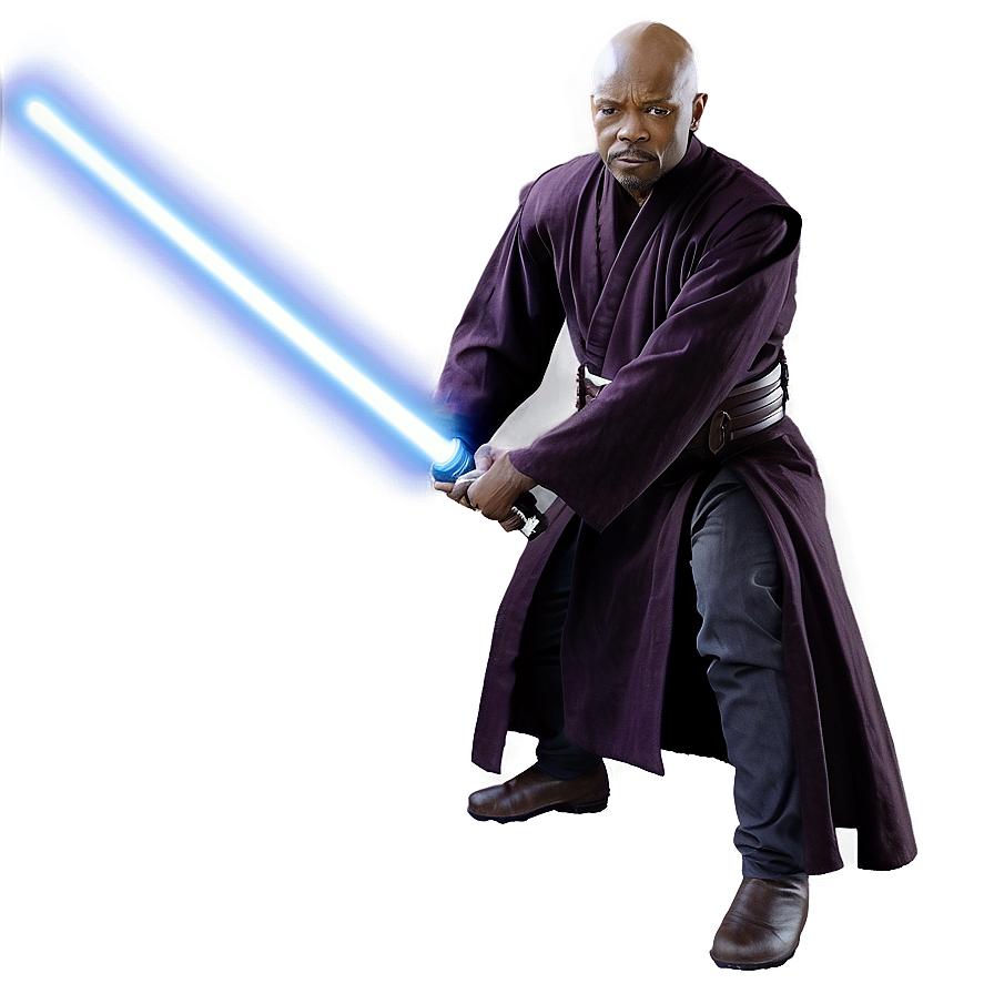 Mace Windu Saber Technique Png 59 PNG Image