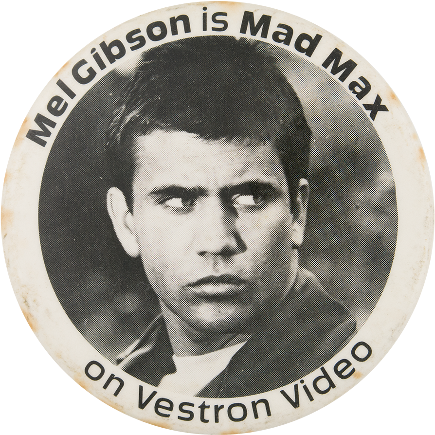 Mad Max Vestron Video Promotional Sticker PNG Image