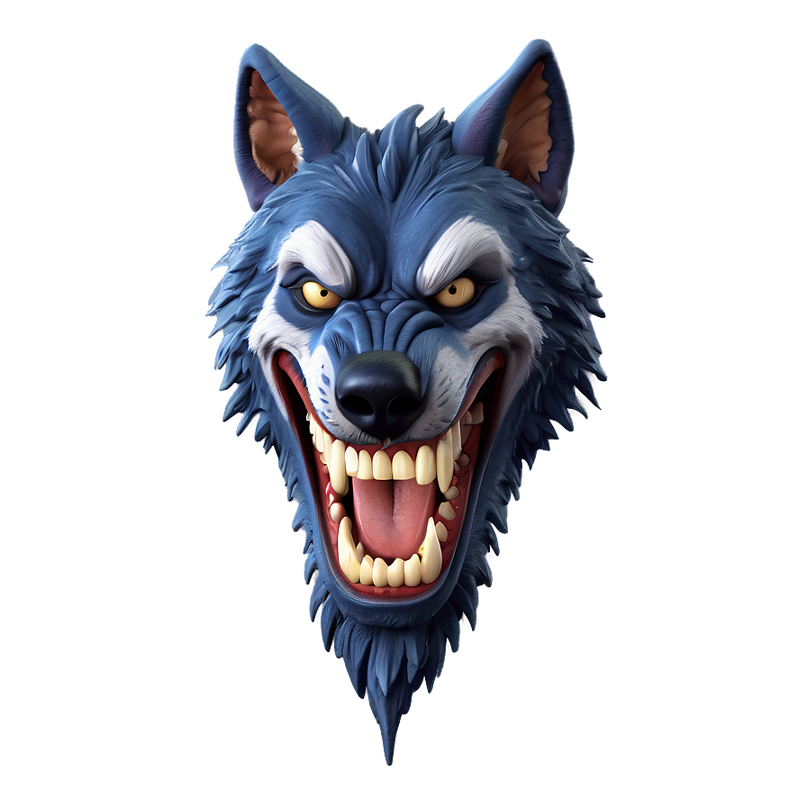 Mad Wolf Cartoon Png Ifb74 PNG Image