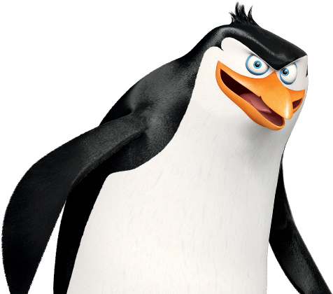 Madagascar Penguin Character PNG Image