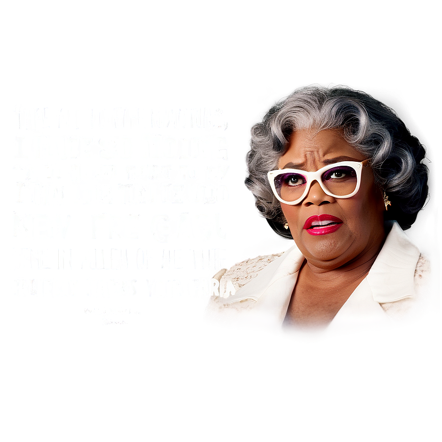 Madea Wisdom Quote Png 06272024 PNG Image