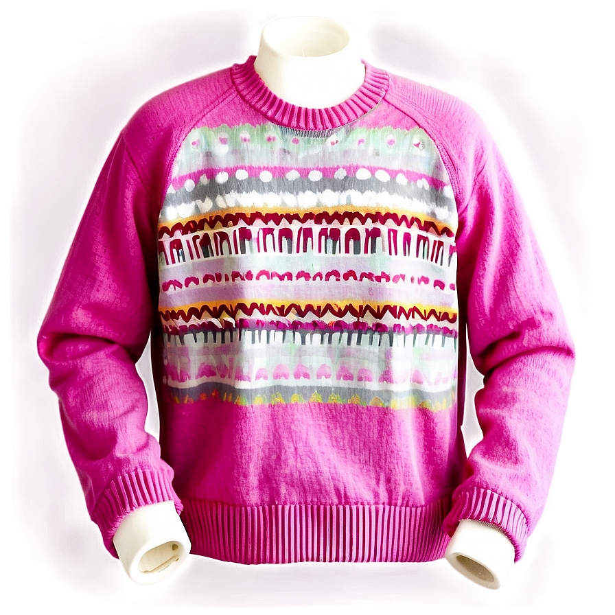 Magenta Pink Sweater Png Kcy95 PNG Image