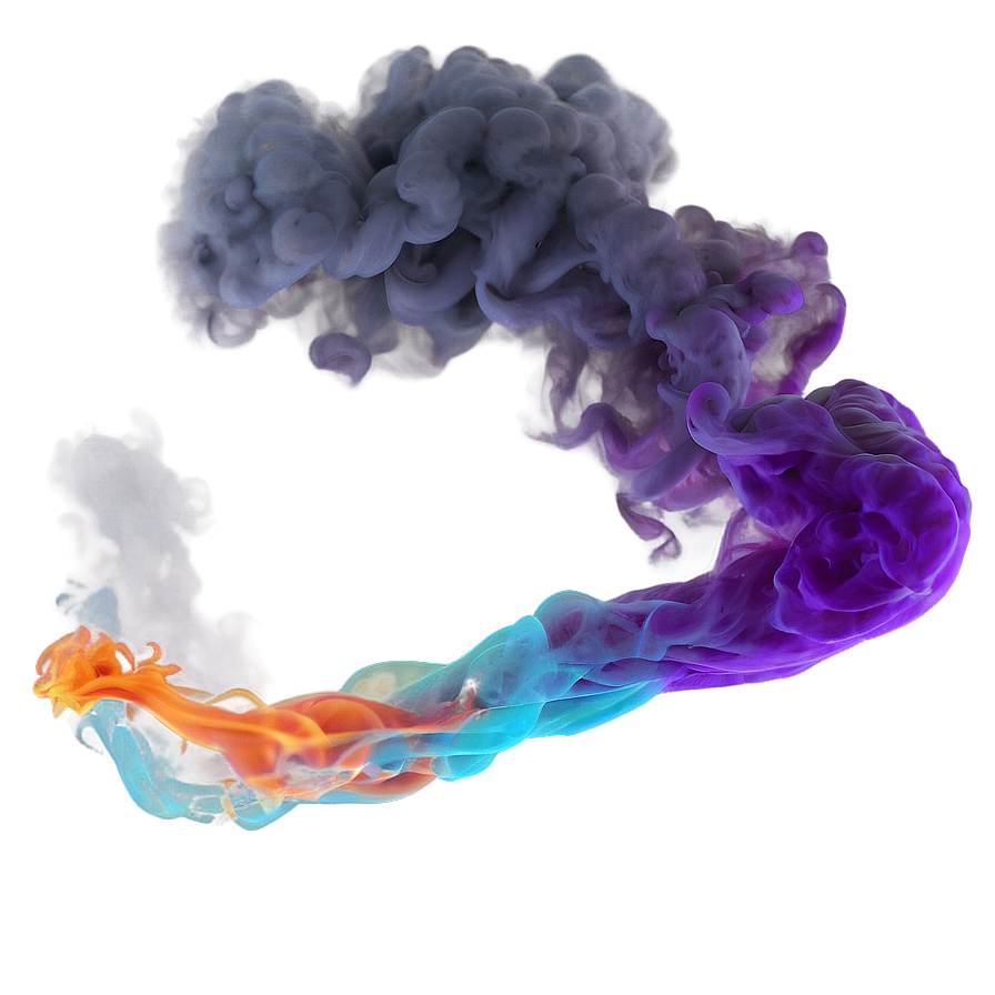 Magic Color Smoke Trail Png Yyx PNG Image