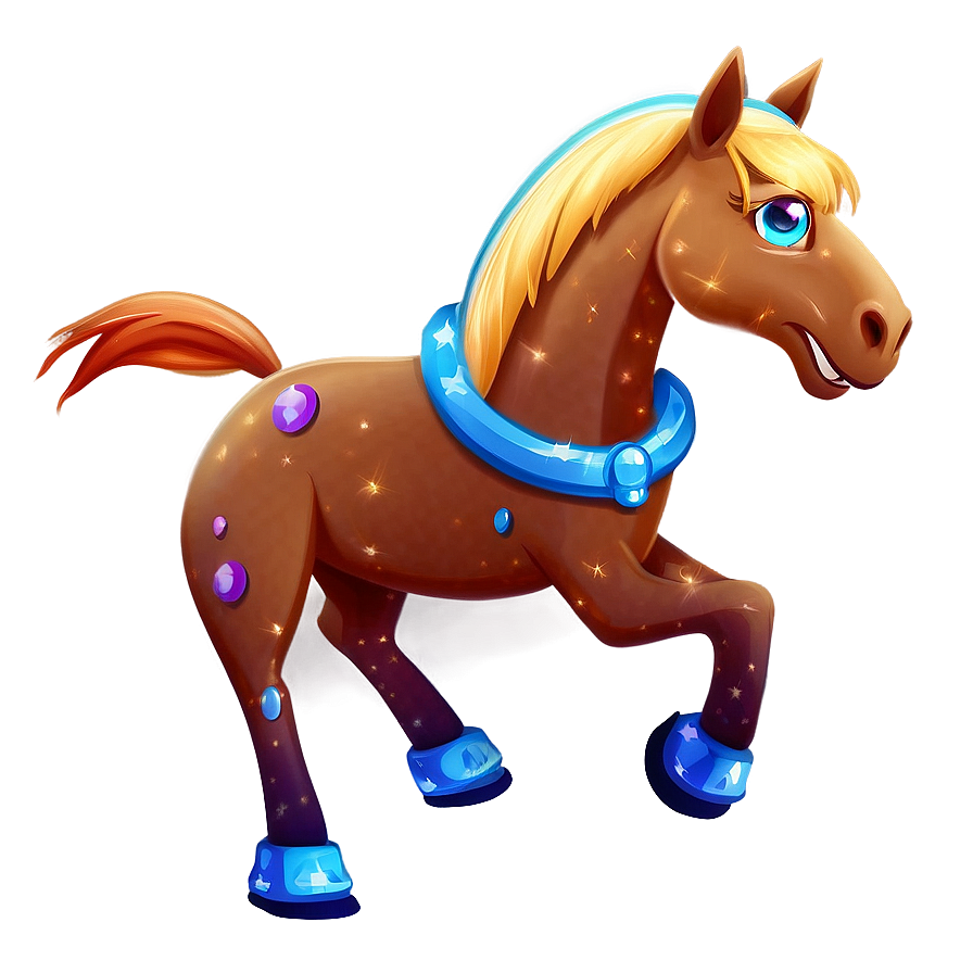 Magic Horse Cartoon Png Upk PNG Image