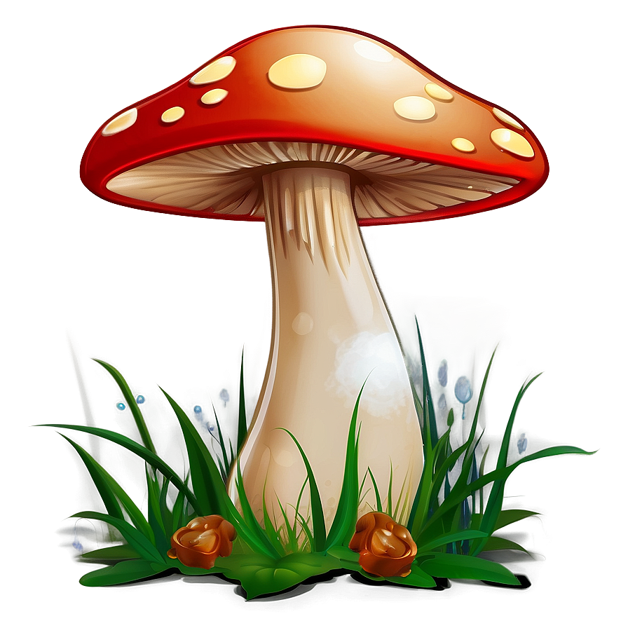 Magic Mushroom Cartoon Png Aqh PNG Image