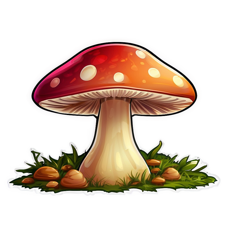 Magic Mushroom Cartoon Png Osp PNG Image