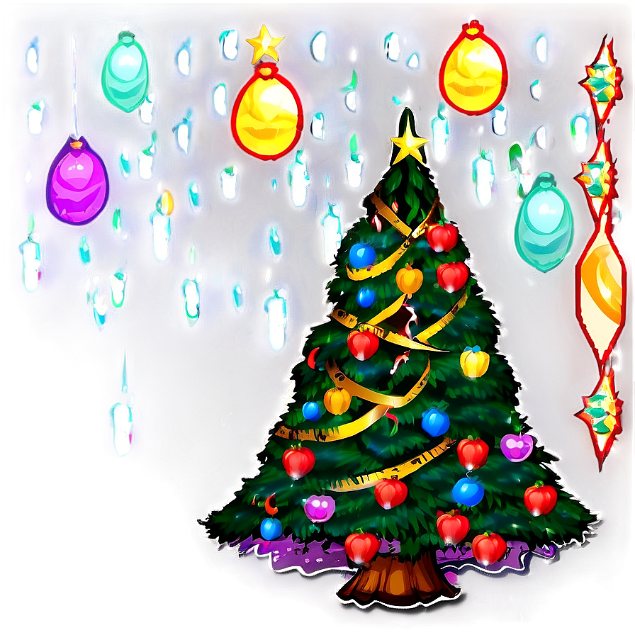 Magical Arbol De Navidad Night Png 06122024 PNG Image