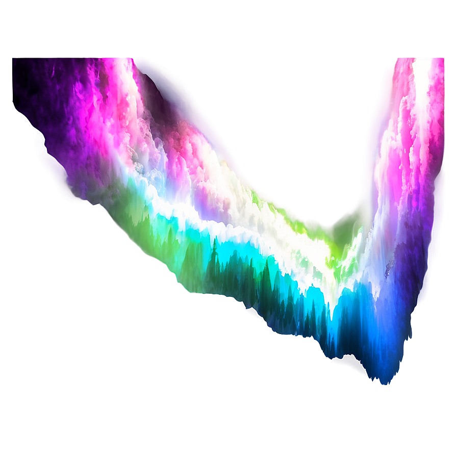 Magical Aurora Lights Png Cco PNG Image